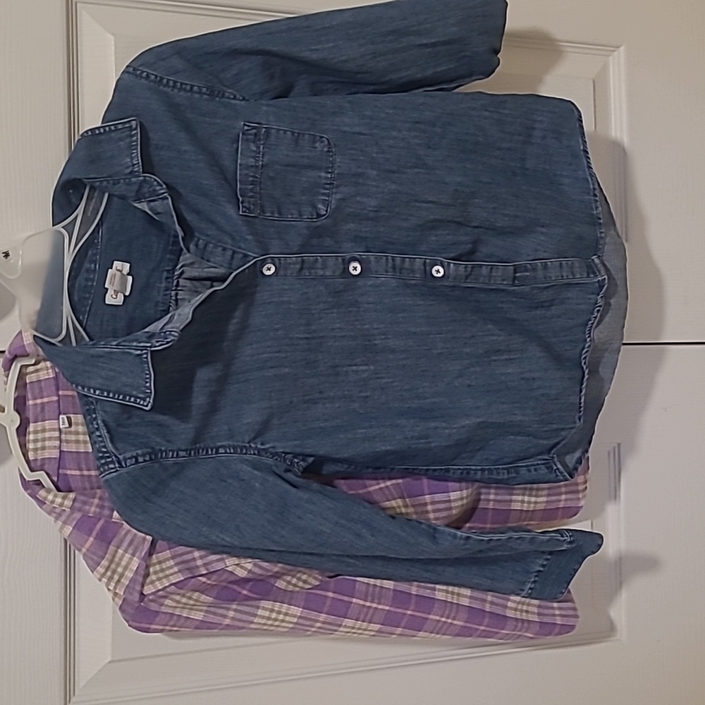 Two Girls Button Down Shirts